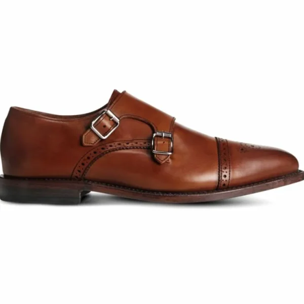 Flash Sale Allen Edmonds St. John's Double Monk Strap Dress Shoe Dark Chili (2927) DarkChili