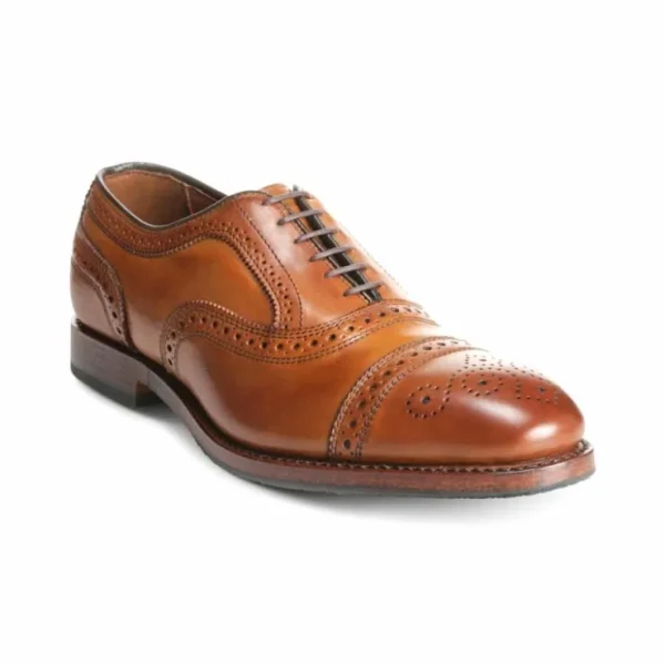 Fashion Allen Edmonds Strand Cap-toe Oxford Dress Shoe with Combination Tap Sole Walnut Brown (6784) WalnutBrown