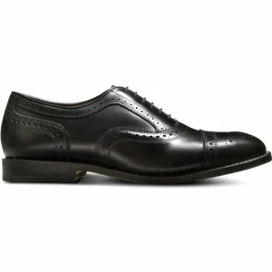 Fashion Allen Edmonds Strand Leather Cap-toe Oxford Dress Shoe (6115) Black