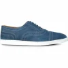 New Allen Edmonds Strand Suede Oxford Dress Sneaker (7109) Denim