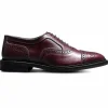 Cheap Allen Edmonds Strandmok Football Grain Cap-toe Oxford (6955) Burgundy