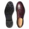 Cheap Allen Edmonds Strandmok Football Grain Cap-toe Oxford (6955) Burgundy