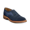 Cheap Allen Edmonds Strandmok Suede Cap-toe Oxford (8079) Navy