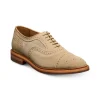 Shop Allen Edmonds Strandmok Suede Cap-toe Oxford (8077) Bone