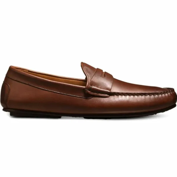 Fashion Allen Edmonds Super Sport Leather Penny Loafer Dark Chili (6453) DarkChili