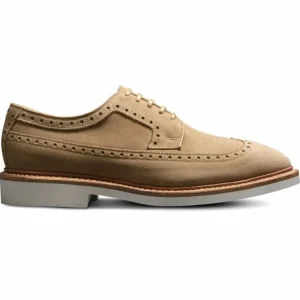 Cheap Allen Edmonds William Suede Wingtip Derby (6317) Bone