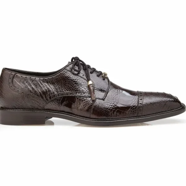 belvedere_batta_ostrich_l_0-2.webp Best Sale Belvedere Batta Ostrich Leg Cap Toe Shoes (14006) Chocolate