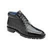 Fashion Belvedere Gallardo Caiman Crocodile Boots Black