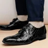 Hot Belvedere Lago Alligator Dress Shoes (14010) Black