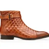 Discount Belvedere Libero Ostrich & Quilted Leather Boots Ant. Almond (R80) AntiqueAlmond