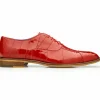 Clearance Belvedere Mare Genuine Ostrich / Eel Shoes Ant Red (2P7) AntRed