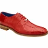 Clearance Belvedere Mare Genuine Ostrich / Eel Shoes Ant Red (2P7) AntRed