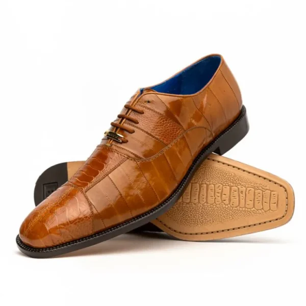 belvedere_mare_ostricheel_1-1.webp Hot Belvedere Mare Ostrich/Eel Shoes (2P7) Camel