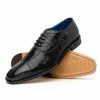 Shop Belvedere Mare Ostrich/Eel Shoes (2P7) Black