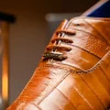 Hot Belvedere Mare Ostrich/Eel Shoes (2P7) Camel