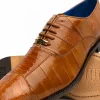 Hot Belvedere Mare Ostrich/Eel Shoes (2P7) Camel