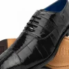 Shop Belvedere Mare Ostrich/Eel Shoes (2P7) Black