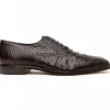 Hot Belvedere Onesto II Ostrich/Crocodile Shoes (1419) Brown