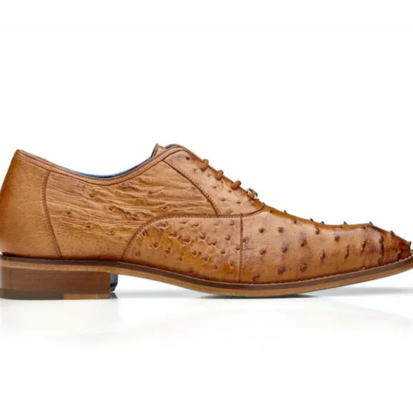 Cheap Belvedere Orlando Genuine Ostrich Quill Shoes Antique Peanut (D01) AntiquePeanut