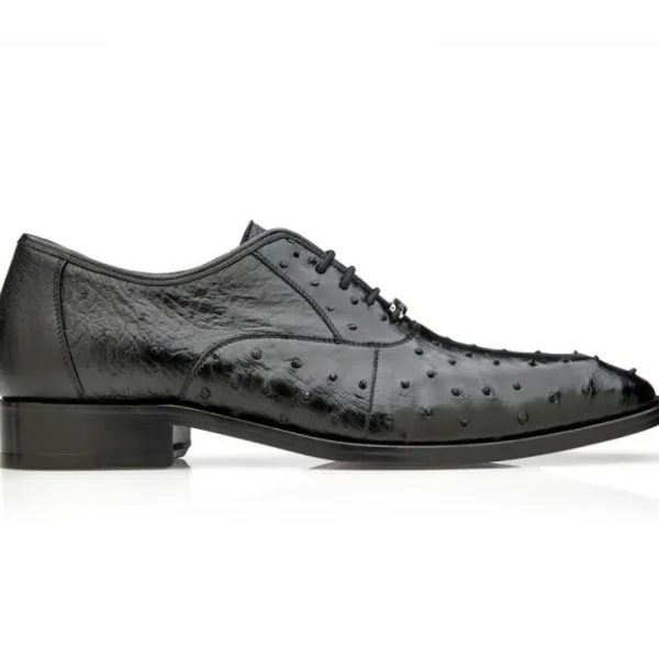 Online Belvedere Orlando Genuine Ostrich Quill Shoes (D01) Black