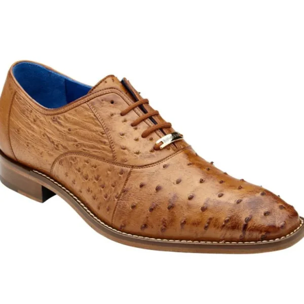 Cheap Belvedere Orlando Genuine Ostrich Quill Shoes Antique Peanut (D01) AntiquePeanut