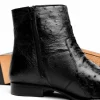 Discount Belvedere Roger Genuine Ostrich Quill Chelsea Boots (R55) Black