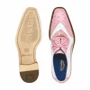 Cheap Belvedere Sesto Genuine Ostrich Quill / Italian Leather Shoes Pink / White (R54)