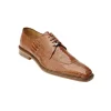 Cheap Belvedere Siena Ostrich Lace Up Shoes Burned Amber (1463) BurnedAmber