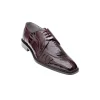 Cheap Belvedere Siena Ostrich Lace Up Shoes (1463) Burgundy