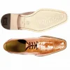 Cheap Belvedere Siena Ostrich Lace Up Shoes Burned Amber (1463) BurnedAmber