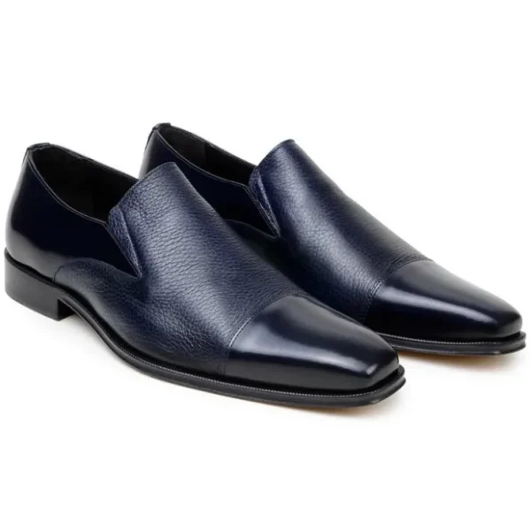 belvedere_studio_andreo_d_1.webp Outlet Belvedere Studio Andreo Deerskin & Nappa Loafers Navy