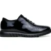 Sale Belvedere Studio Maxim Patent Leather Formal Sneakers Black