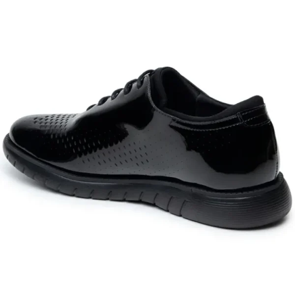 Sale Belvedere Studio Maxim Patent Leather Formal Sneakers Black