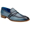 Hot Belvedere Tornado American Alligator Loafer Ant. Blue Jean (R74) Ant.BlueJean