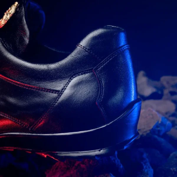 belvedere_vasco_hornback__11.webp Hot Belvedere Vasco Hornback & Calfskin Sneakers (336122) Black