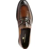 Discount Bruno Magli Alpha Bit Leather Loafers Cognac