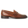 Outlet Bruno Magli Arden Leather Loafer Cognac