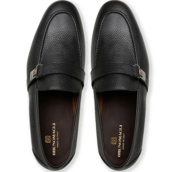 Best Bruno Magli Arlo Slip On Side Bit Loafer Black