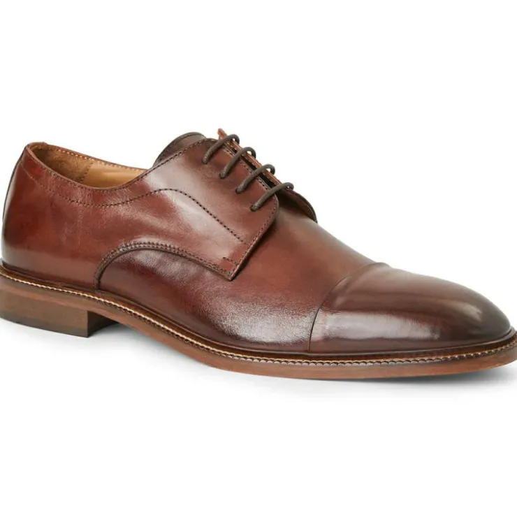 Store Bruno Magli Aydin Cap Toe Leather Derby Cognac