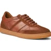 Cheap Bruno Magli Baccio Leather & Suede Sneaker Cognac