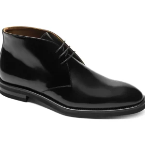 Outlet Bruno Magli Claudio Leather Chukka Boots Black