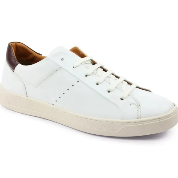 Store Bruno Magli Dante Leather Sneakers White