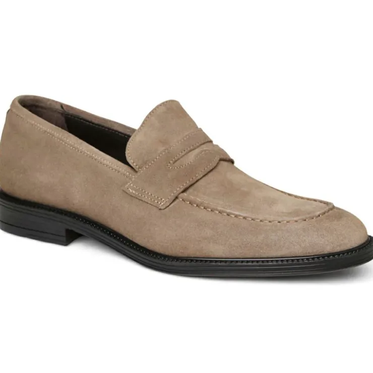 Cheap Bruno Magli Dorzano Suede Loafer Taupe