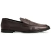 Store Bruno Magli Lastra Leather Slip-on Loafers Brown