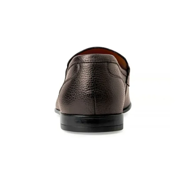 Store Bruno Magli Lastra Leather Slip-on Loafers Brown