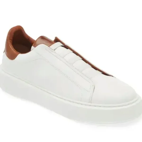 Store Bruno Magli Lisbon Casual Leather Moccasin White