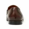 Shop Bruno Magli Mauro Leather Slip-on Loafers Taupe