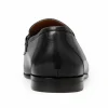 Best Sale Bruno Magli Mauro Leather Slip-on Loafers Black