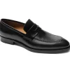 Online Bruno Magli Payton Burnished Penny Loafer Black