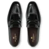 Shop Bruno Magli Saffo Leather Slip On Bit Loafer Black